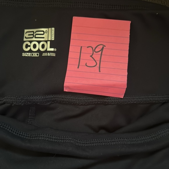 32 Degrees Cool Women's Soft Active Capri Legging Pants Blue Night Sky XXL - Picture 8 of 8